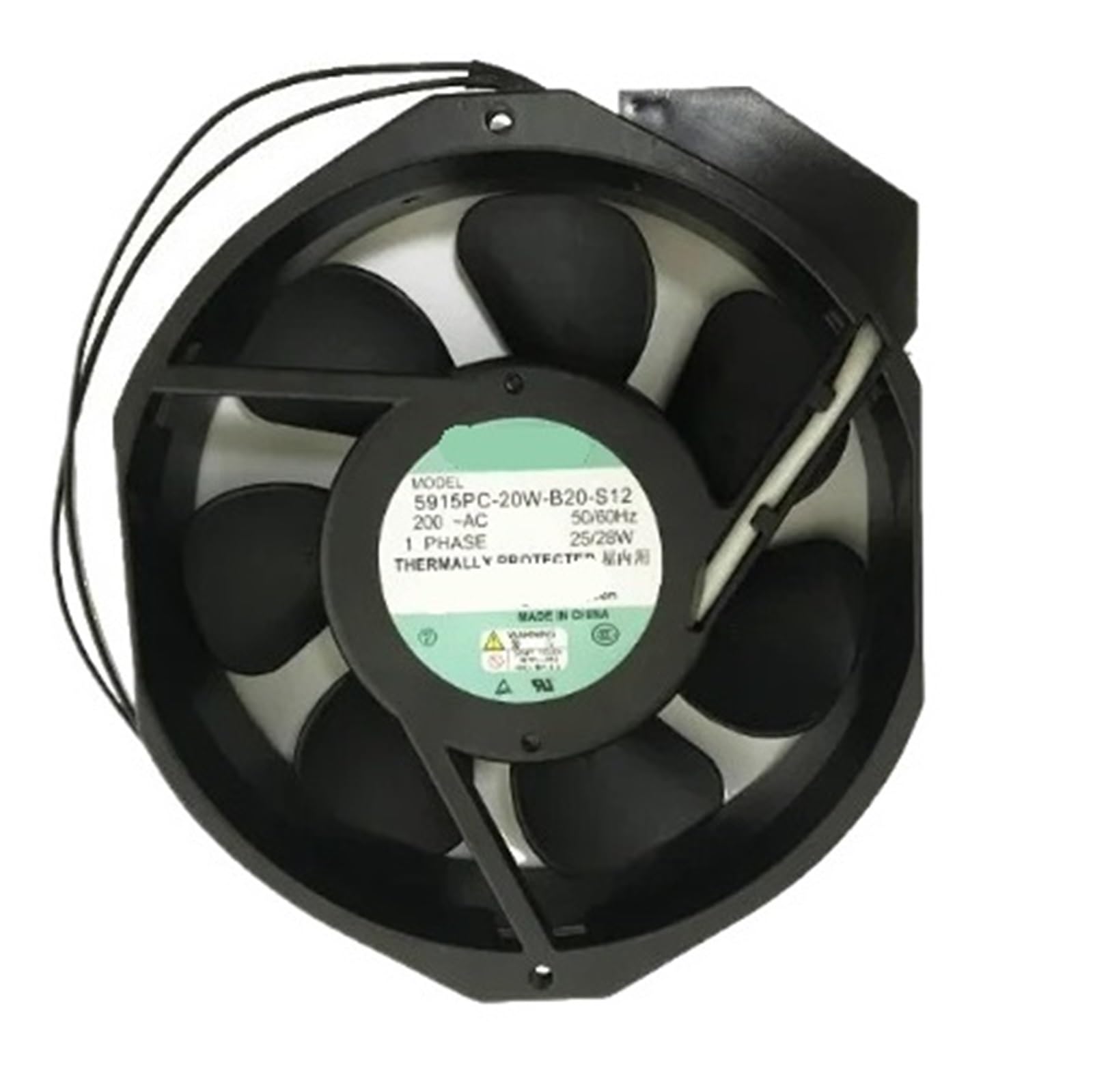 YMUGUEGH 5915PC-20W-B20-S12 200VAC fan