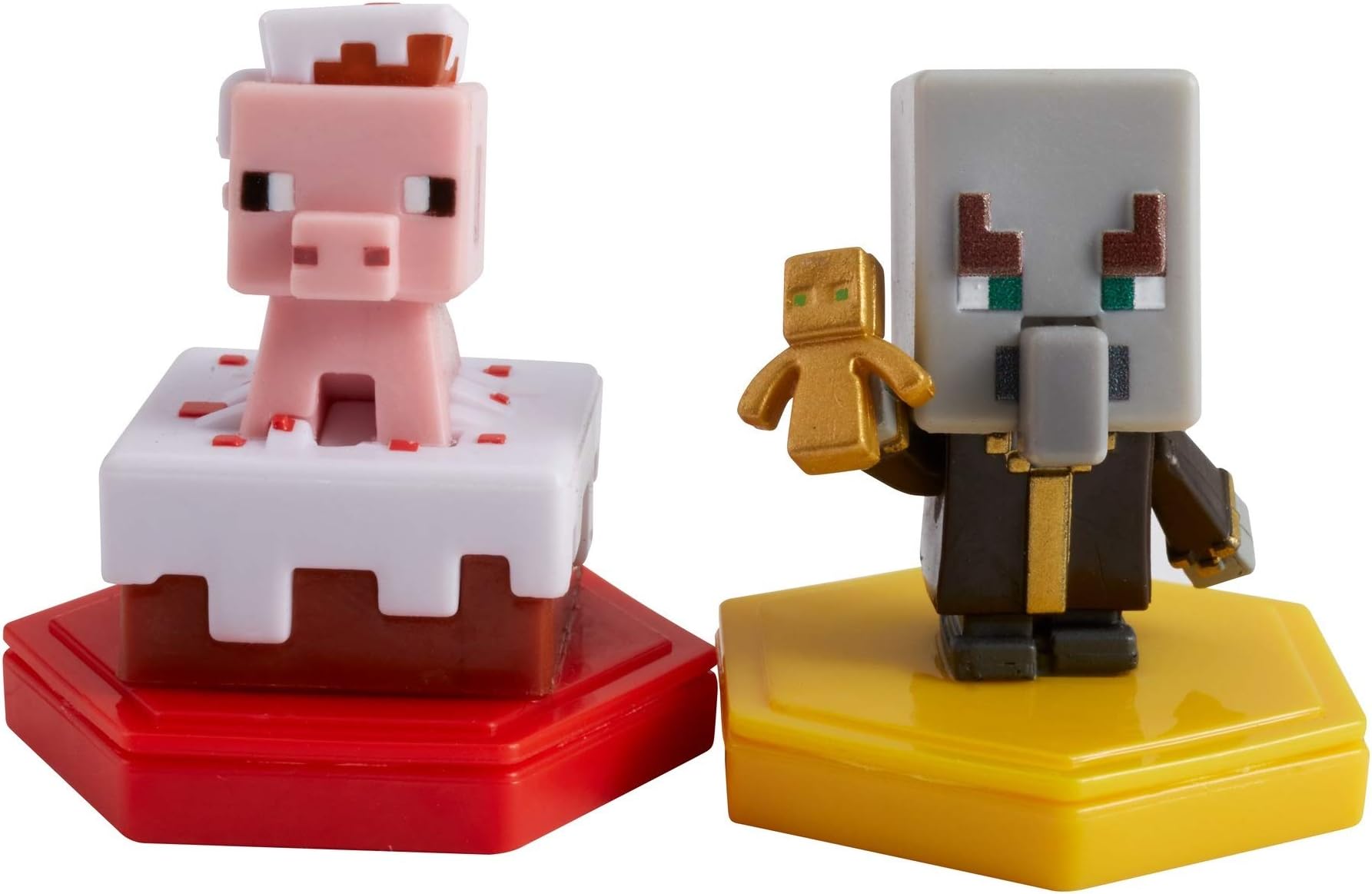 Minecraft - Boost Mini Figure 2-Pack - Pigging out Pig & Undying Evok