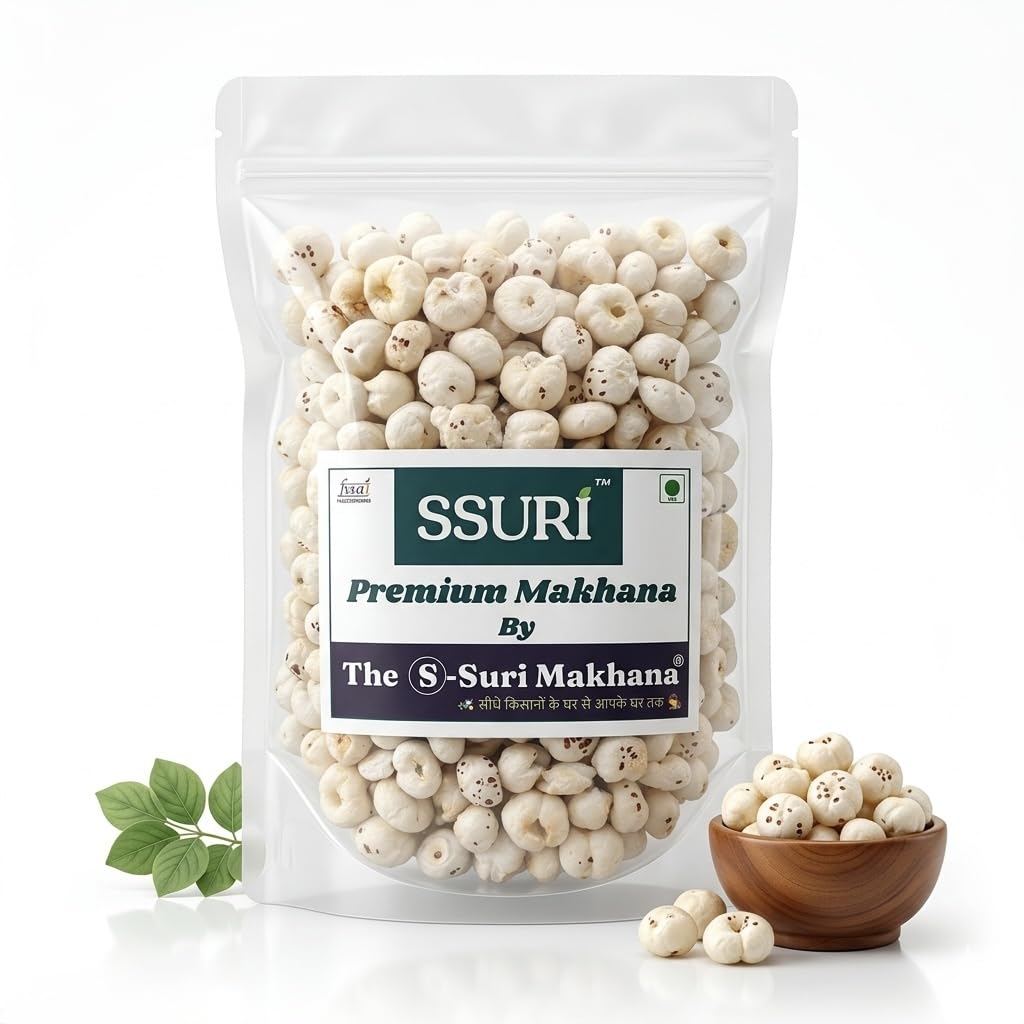 SSURI Premium Makhana | Directly From Our Village To Your Home | Extra Clean By Our Farmers | We Collect Best Makhana Fr