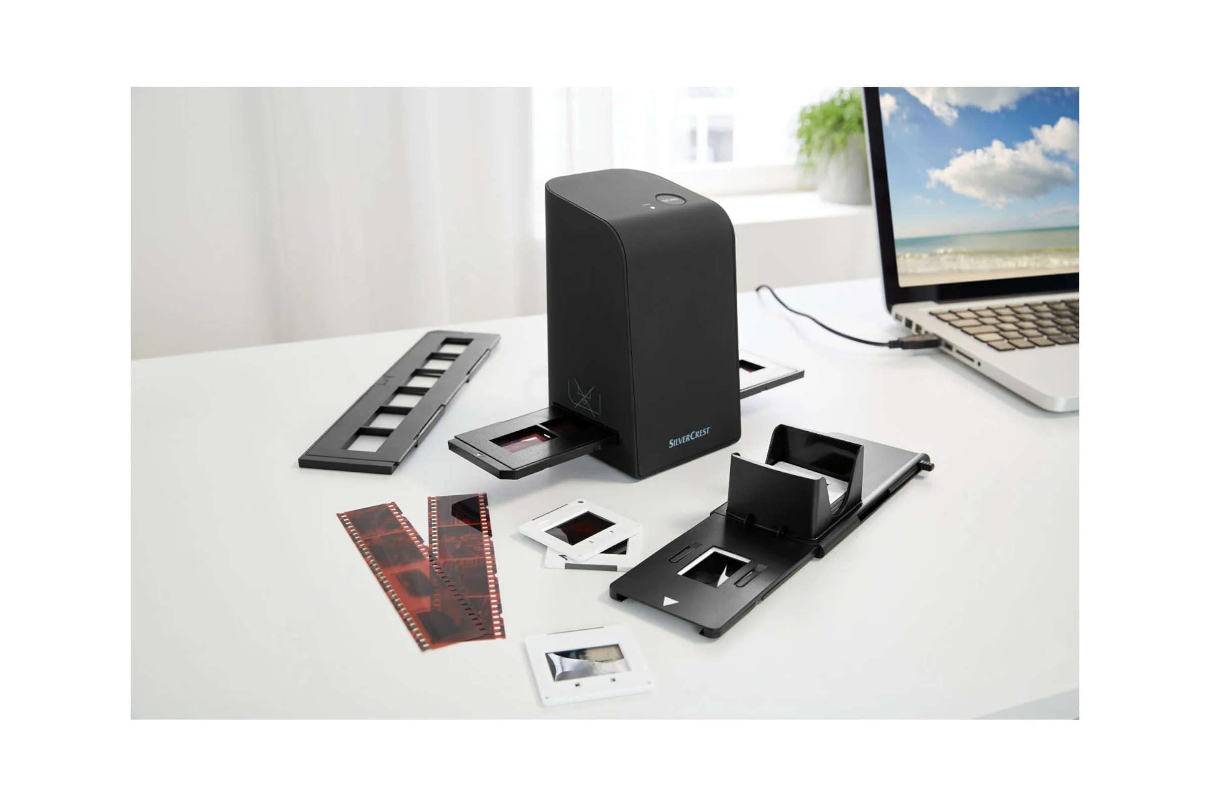 SILVERCREST SND 3600 D3 Dia- und Negativ-Scanner 1800 DPI