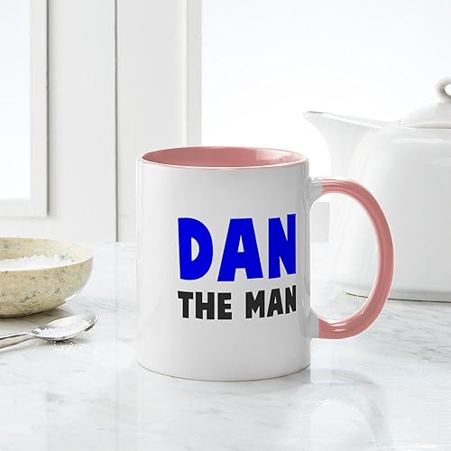 Miniatura 10 de CafePress Dan The Man Mugs - Taza de café de cerámica, taza de té, 11 onzas