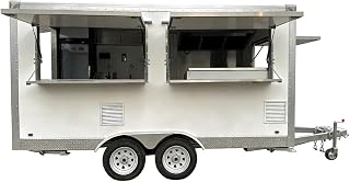 Versatile Festival Mobile Food Truck - Customizable Multi-Snack Mobile Cart for BBQ, Smoothies, Fries