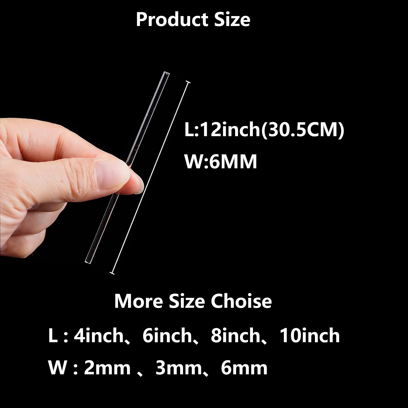 Acrylic Dowel Rods - 50 Pcs for DIY Crafts -3 Acrylic Dowel Rods - 50 Pcs for DIY Crafts -3