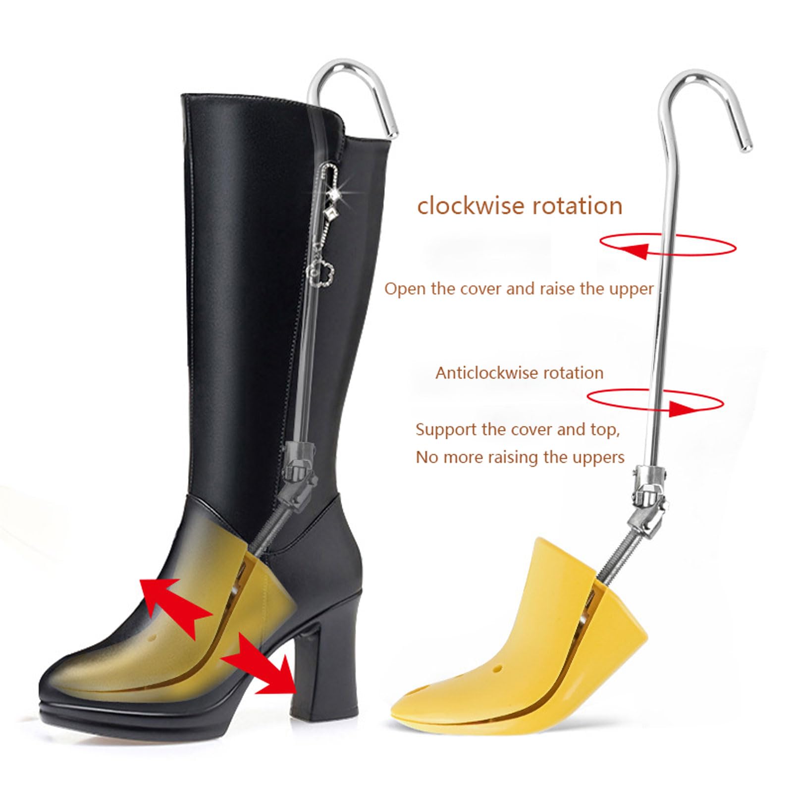 REVAHI Hormas para Zapatos, Zapatos Ajustables Profesionales de Longitud Ajustable, para hombres y mujeres