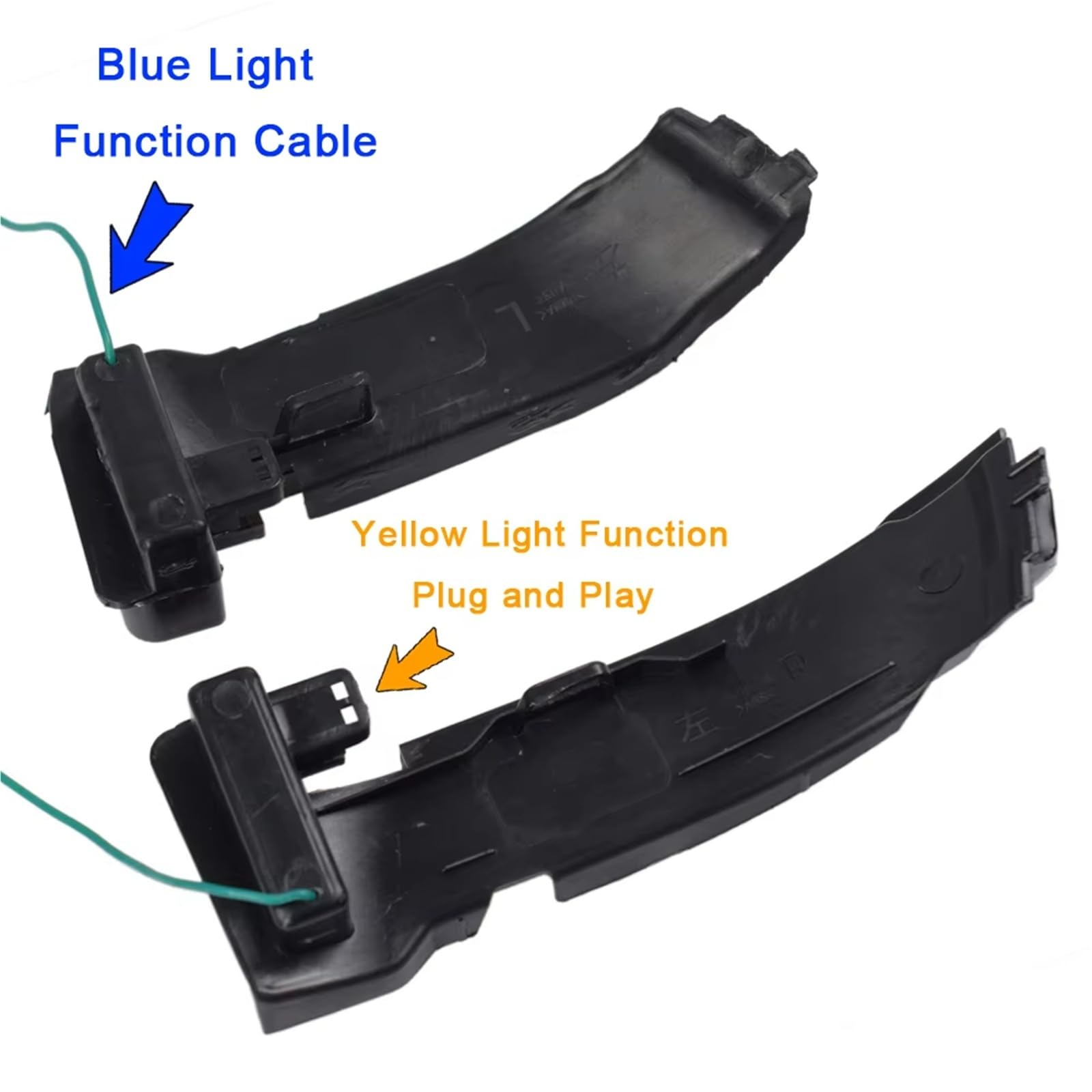 Freccia luci spiegelblinker Laterale Per Ford Per Focus 4 MK4 2018 2019 2020 Indicatore Direzione Dinamico Specchietto Retrovisore Posteriore LED(Yellow)