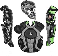 Vista 8 de All-Star S7 Axis for Adults - Baseball Catching Equipment Kit (Catching Helmet, Chest Protector, Leg Guards), NOCSAE Standard