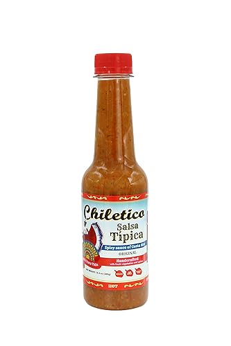 Miniatura 10 de Chiletico - Salsa Caribeña de Costa Rica - Suave, 10.5 fl oz, paquete de 1