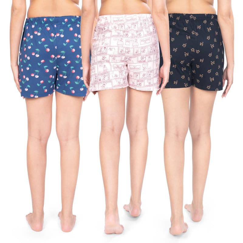 Image of Real Basics Women's Regular Shorts (Pack of 3)