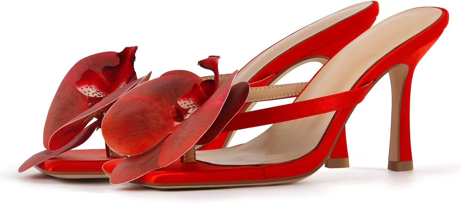 Only maker Orchid Heels for Women Square Toe Low Block Heel Sandals Only maker Orchid Heels for Women Square Toe Low Block Heel Sandals - What Makes a Flowy Floral Dress Perfect for Summer?