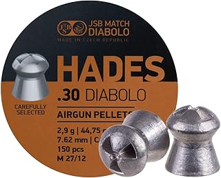 JSB Match Diabolo Hades, 30 Cal, 44.75gr, Hollowpoint, 150 ct