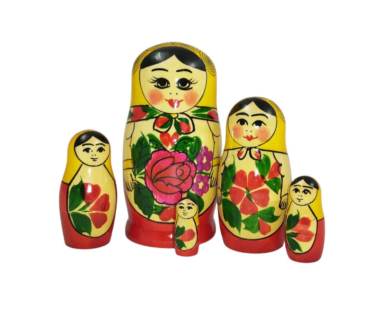 Matriochka Matryoshka 5 poupées à emboîter 11 cm - Poupée en bois