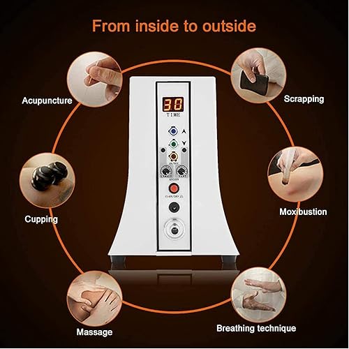 Miniatura 4 de WIKINK Masajeador de terapia al vacío, máquina multifuncional para moldear y raspar el cuerpo, 32 tazas, dispositivo de masaje corporal