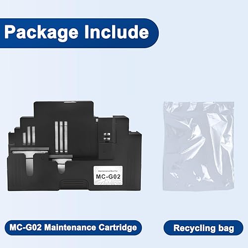 Miniatura 5 de KSUMEI Cartucho de mantenimiento MC-G02 Tanque MCG02 Reemplazo de la caja de recolección de tinta residual para impresoras Canon PIXMA G2160 G3160