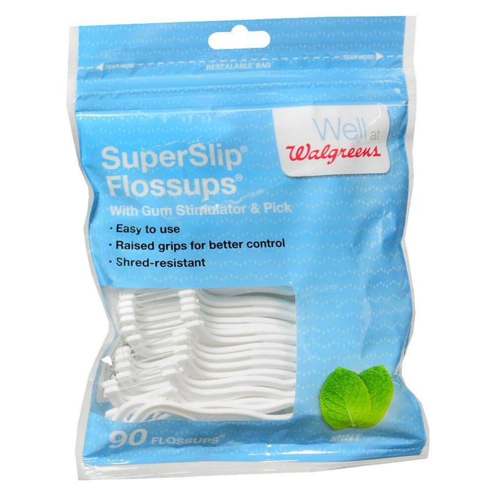 WalgreensSuperSlip Flossups Mint 90.0 ea