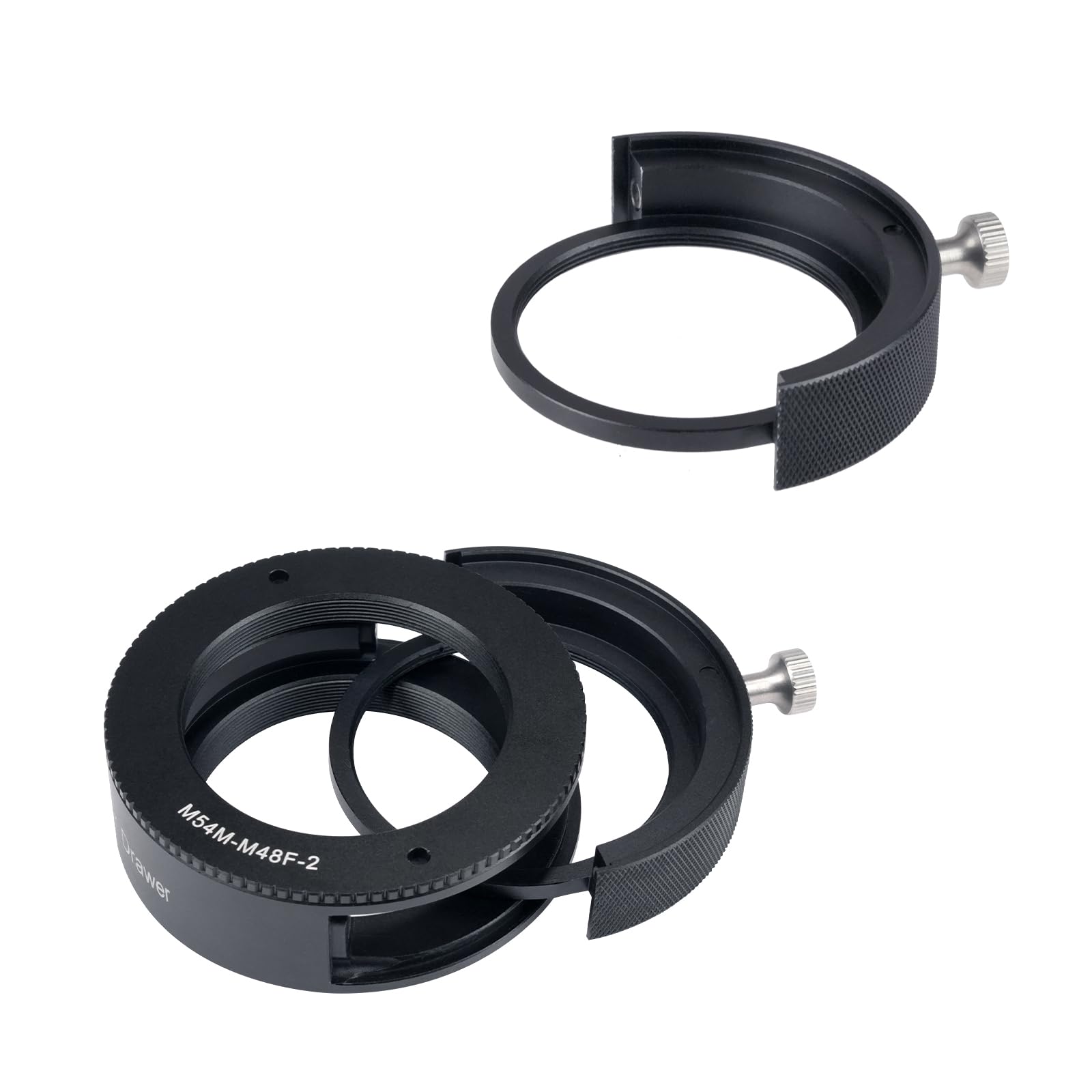 SVBONY SV226 M54 Cassetto filtro telescopico, cassetto filtro fotografico con adattatore M54-M48, ampia compatibilità, doppio supporto magnetico per filtri da 5,1 cm, funzionamento fluido per