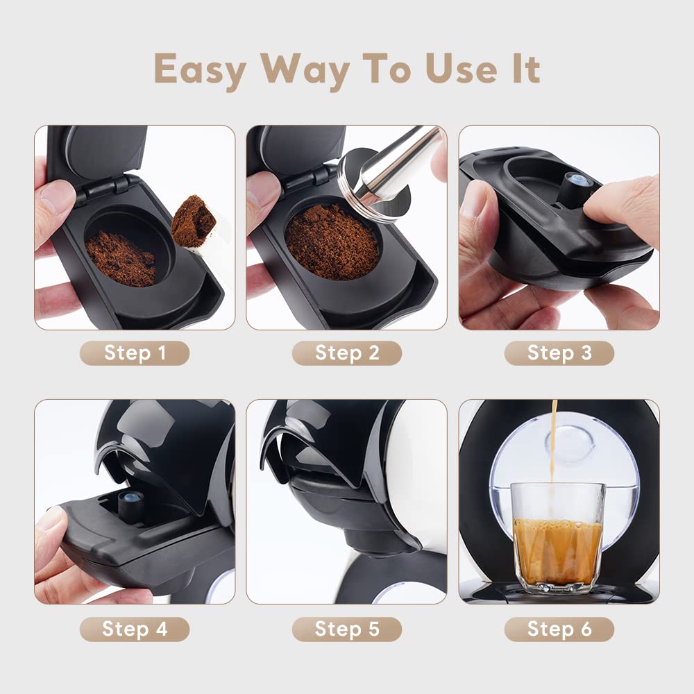 Adaptateur porte-capsules à café pour LUMIO DG325 Dolce Gusto Krups Nescafé