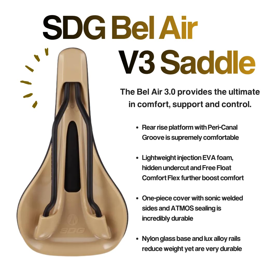 Amazon | SDG サドル BEL-AIR V3 LUX-ALLOY ベルエアーV3 ラックス