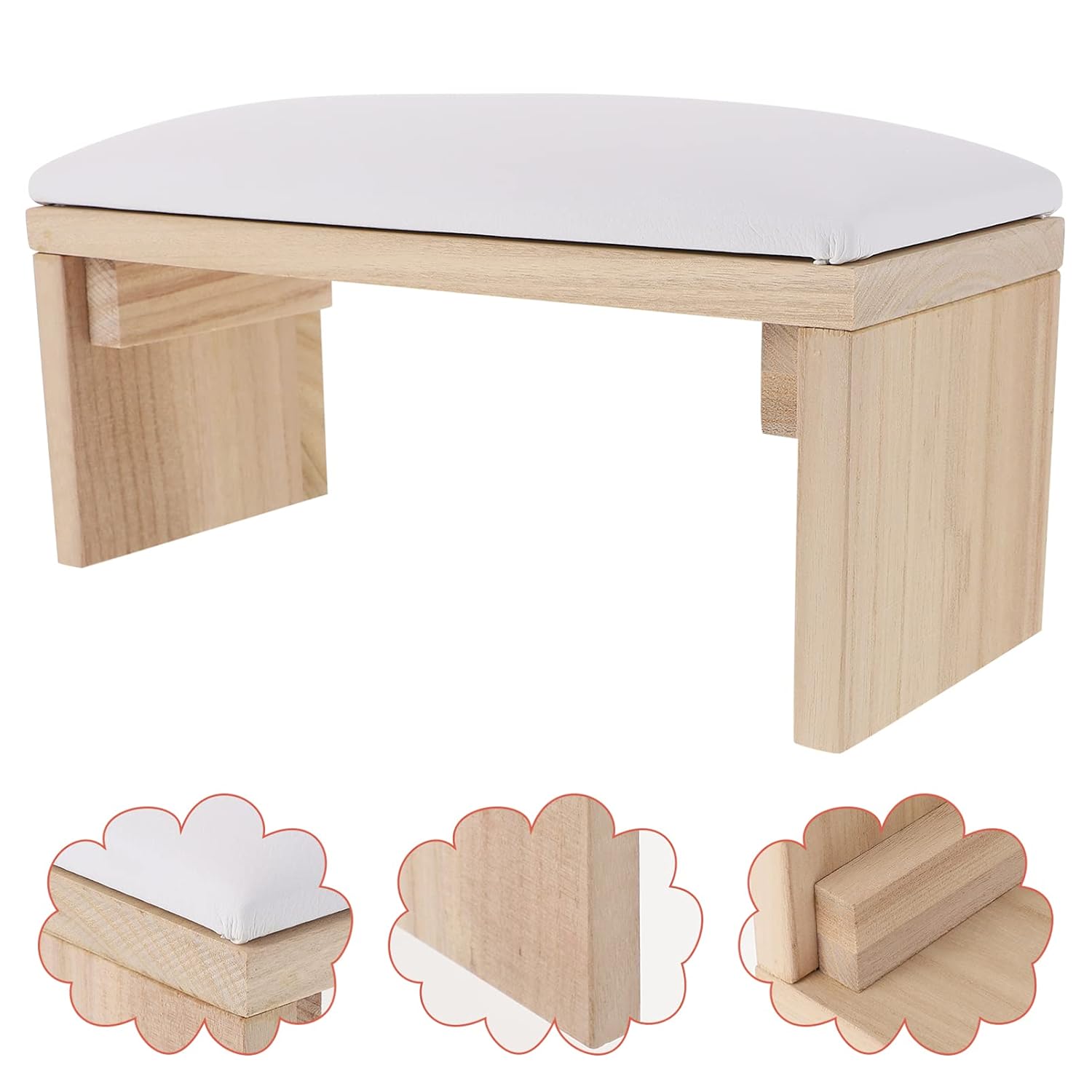 1pc Nail Art Pillow Hand Rest Cushion for Manicure Salon Ergonomic Support for Nail Tech Reduces Wrist Fatigue for Home for Special Occasions