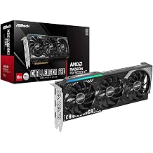 ASRock Radeon RX 9060 XT Challenger Pro 16GB OC Graphics Card, RDNA 4, 3290MHz Boost, 16GB GDDR6 128-bit, PCIe 5.0, Triple Fan, 0dB Silent, LED Switch