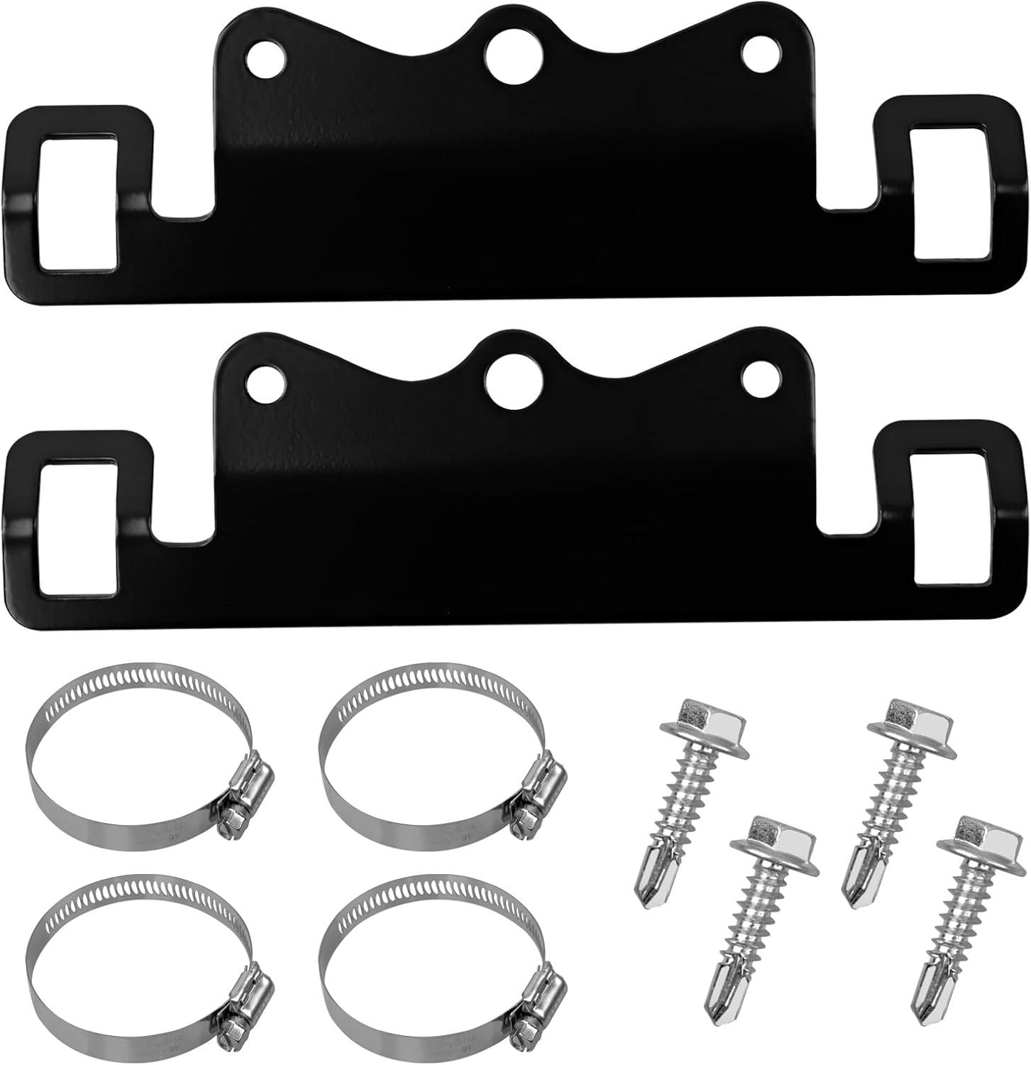 HQPASFY Universal Shocks Reservoir Mounting Bracket Kit, Fits for 2.0 or 2.5 Inch Diameter Reservoirs, Remote Reservoir Mount Mounting Hardware Set 803-02-042