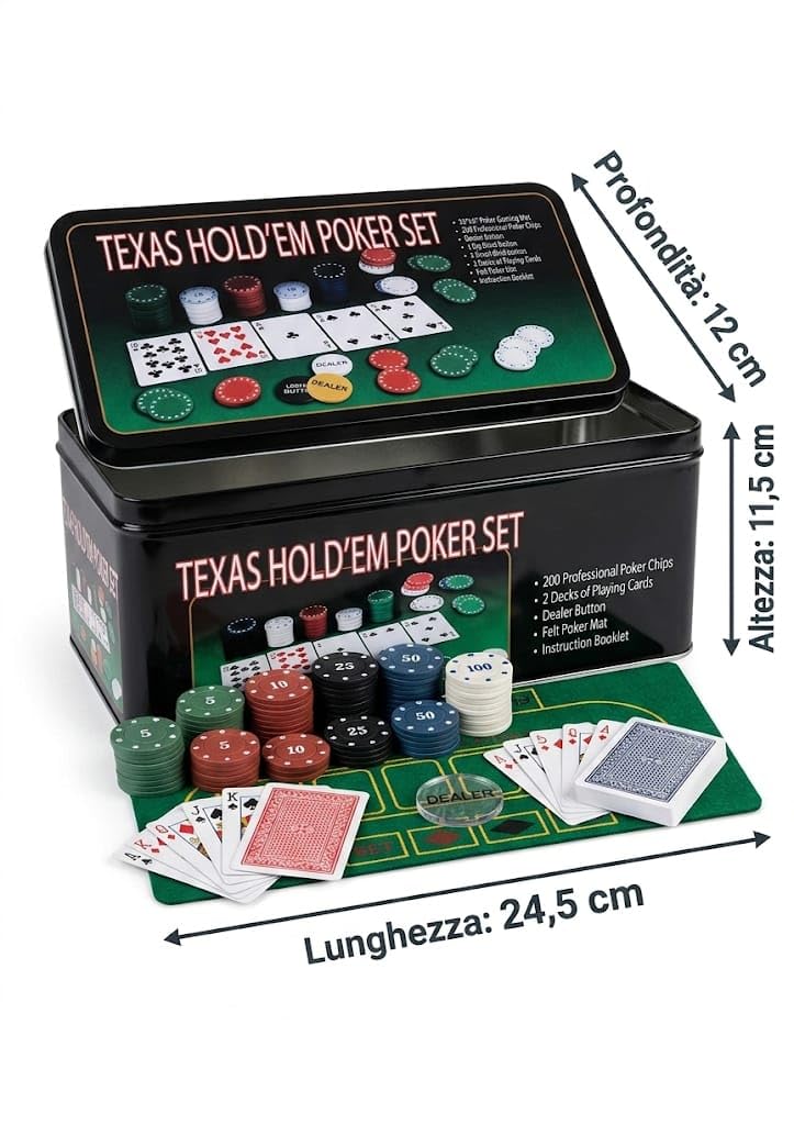 MALATEC TEXAS poker set