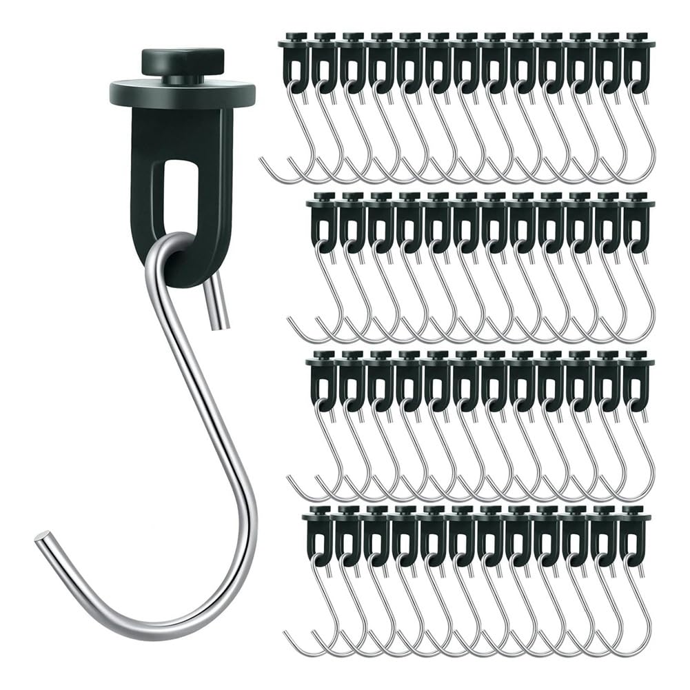 Clips giratorios para invernadero (50 uds) - ganchos de fijación para plantas