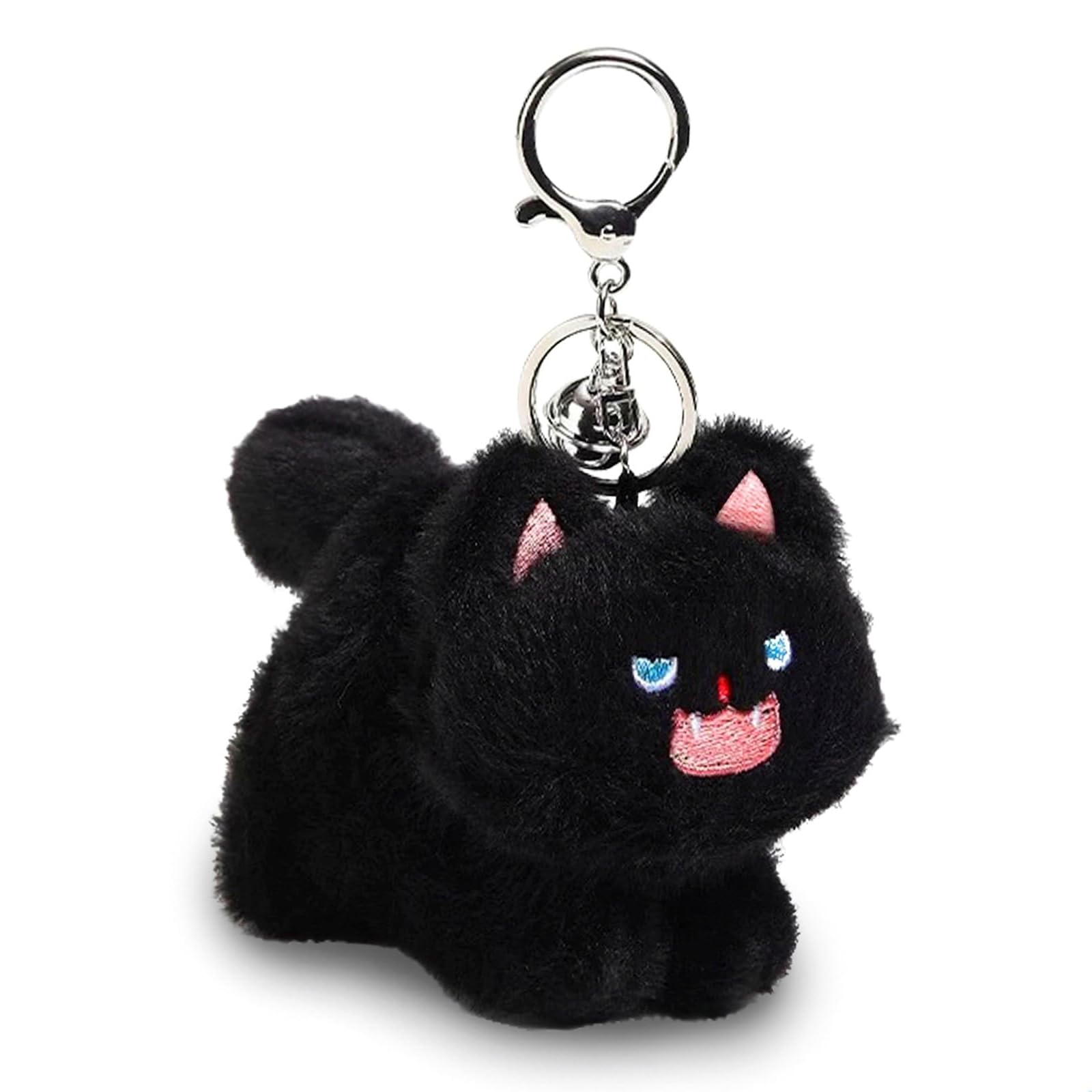 Calkkrer Portachiavi Rosa Carino Gatto Soffice Estetico Y2K Accessori Chic