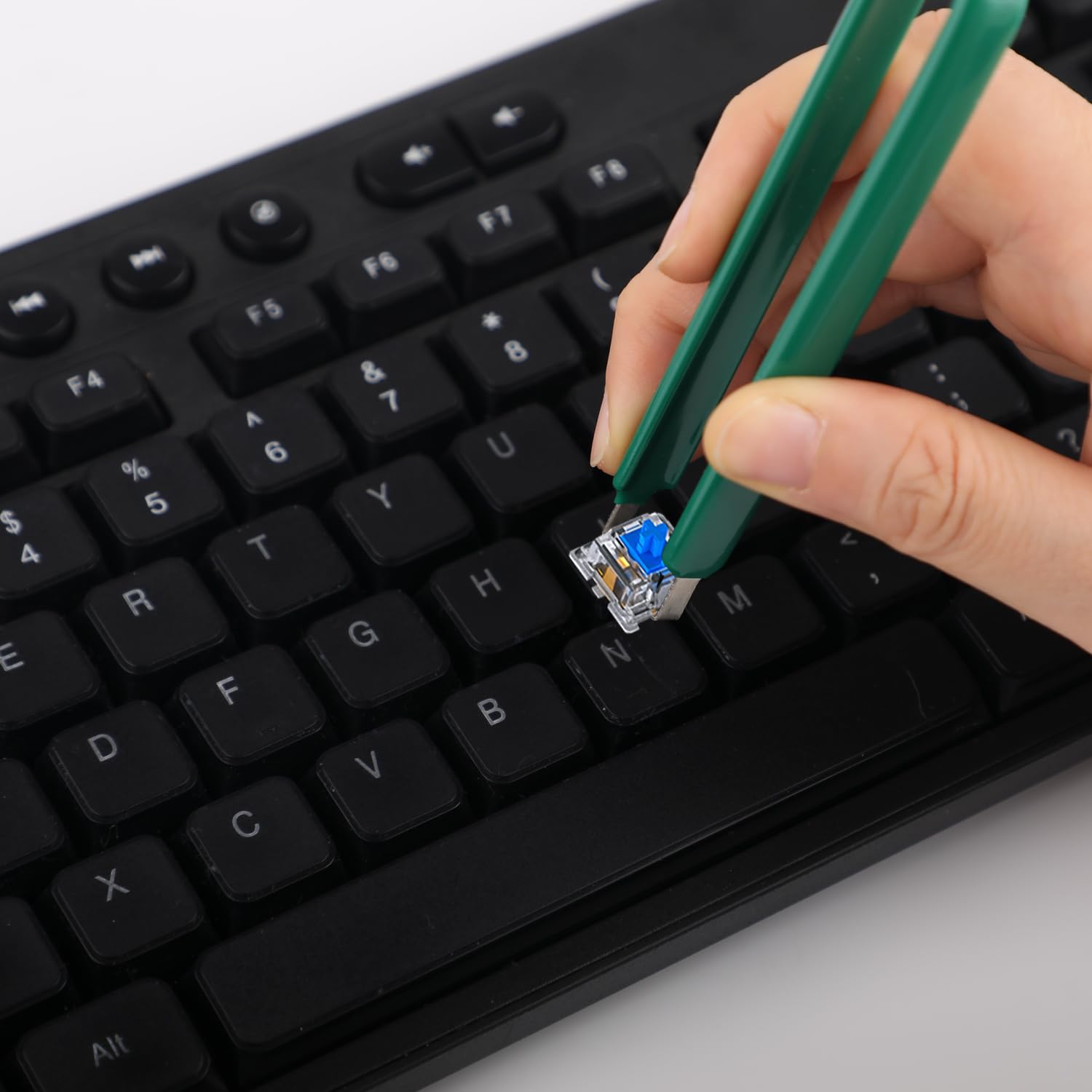 Kit Estrattori Tasti Per Tastiere Meccaniche - 2 Estrattori + 2 Spazzole Professionali