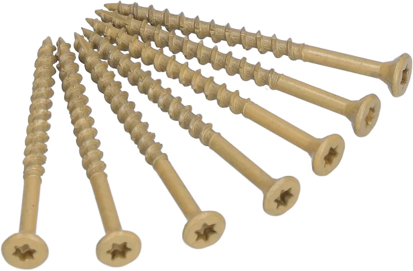 100Pcs Countersunk Screw Round Head T25 Star Half Tooth Tapping Screws Kit Woodworking Fasteners Set (4.8 * 75mm)