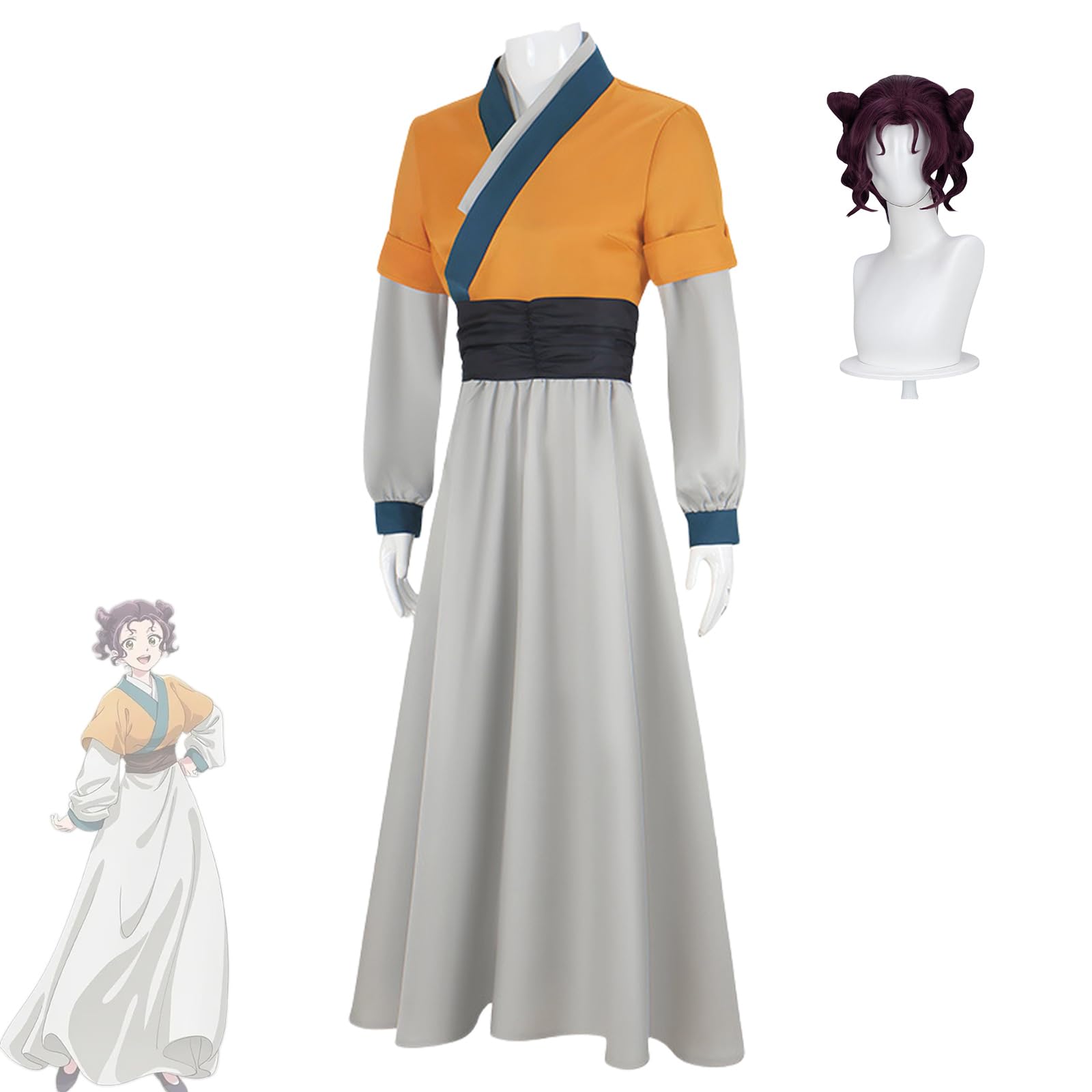 薬屋のひとりごと 子翠 コスプレ 衣装 ウィッグ セット 薬屋のひとりごと 子翠 しすい ウィッグ コスプレ衣装 - メルカリ