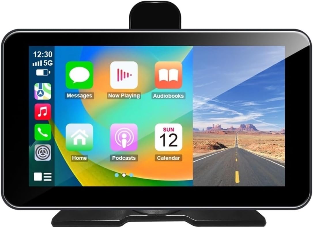car gps navigation system 7-inch touchscreen portable car media player with wireless stereo auto-linking