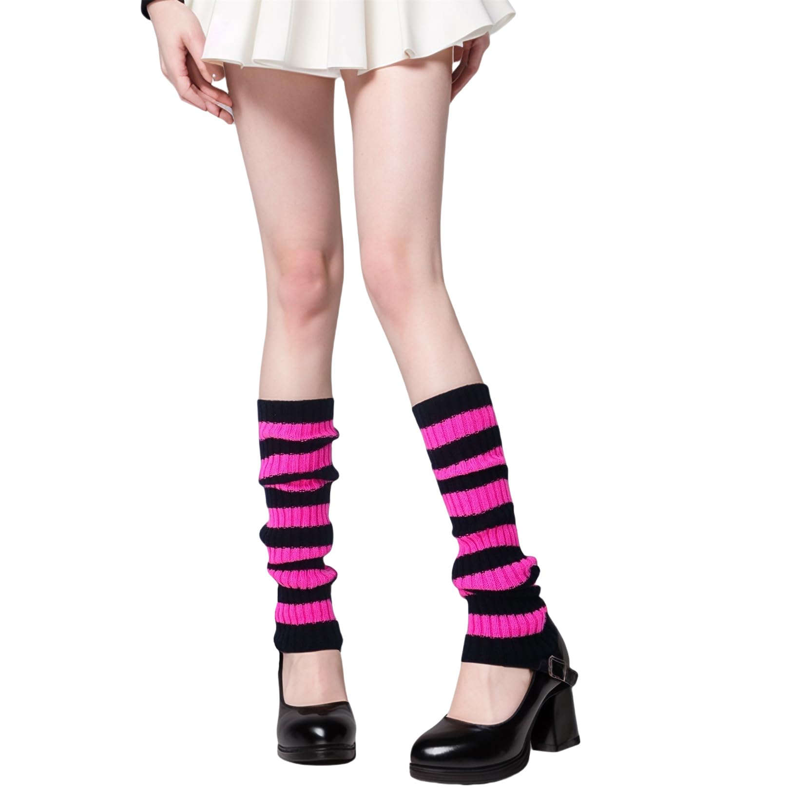Goth Leg Warmers Women Japanese Gothic Y2k Harajuku Grunge Emo Punk 80s