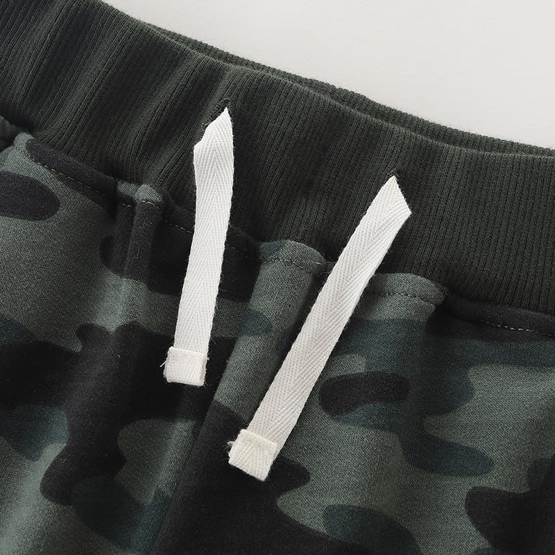 Boys Pants, Toddler 3 Pack Drawstring Elastic Sweatpants Cartoon Active Joggers - Image 5