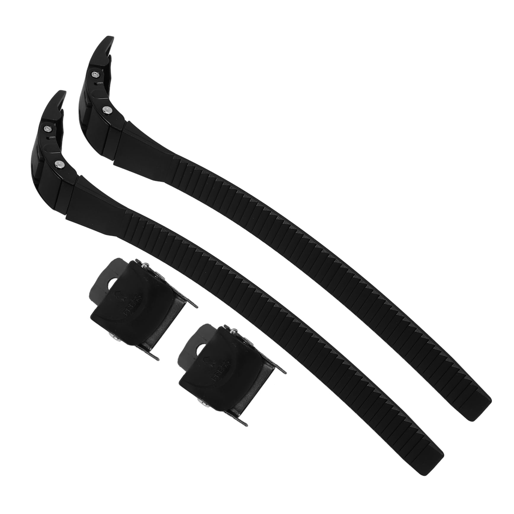 Garneck 2 Set Inline Roller Belt Inline Skate Replacement Strap Roller Straps Replacement Strap Accessory Parts Skate Strap Buckles Screws Replacement Shoe Laces Roller Skating Shoe Buckle