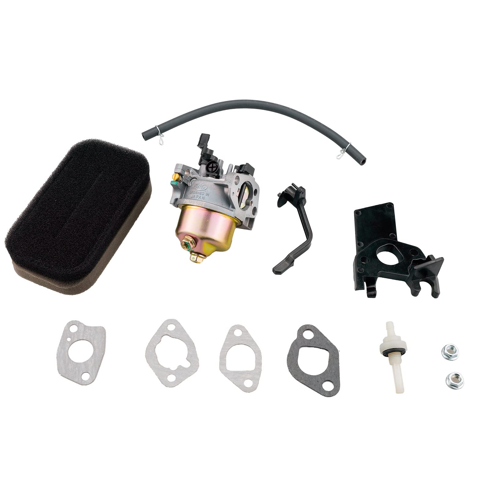 JJing Carburetor Air Filter Kit for Champion 3000 3500 4000 Watt Harbor Freight Chicago Electric Predator 3000,3050,3200,4000 Watts Portable Generator