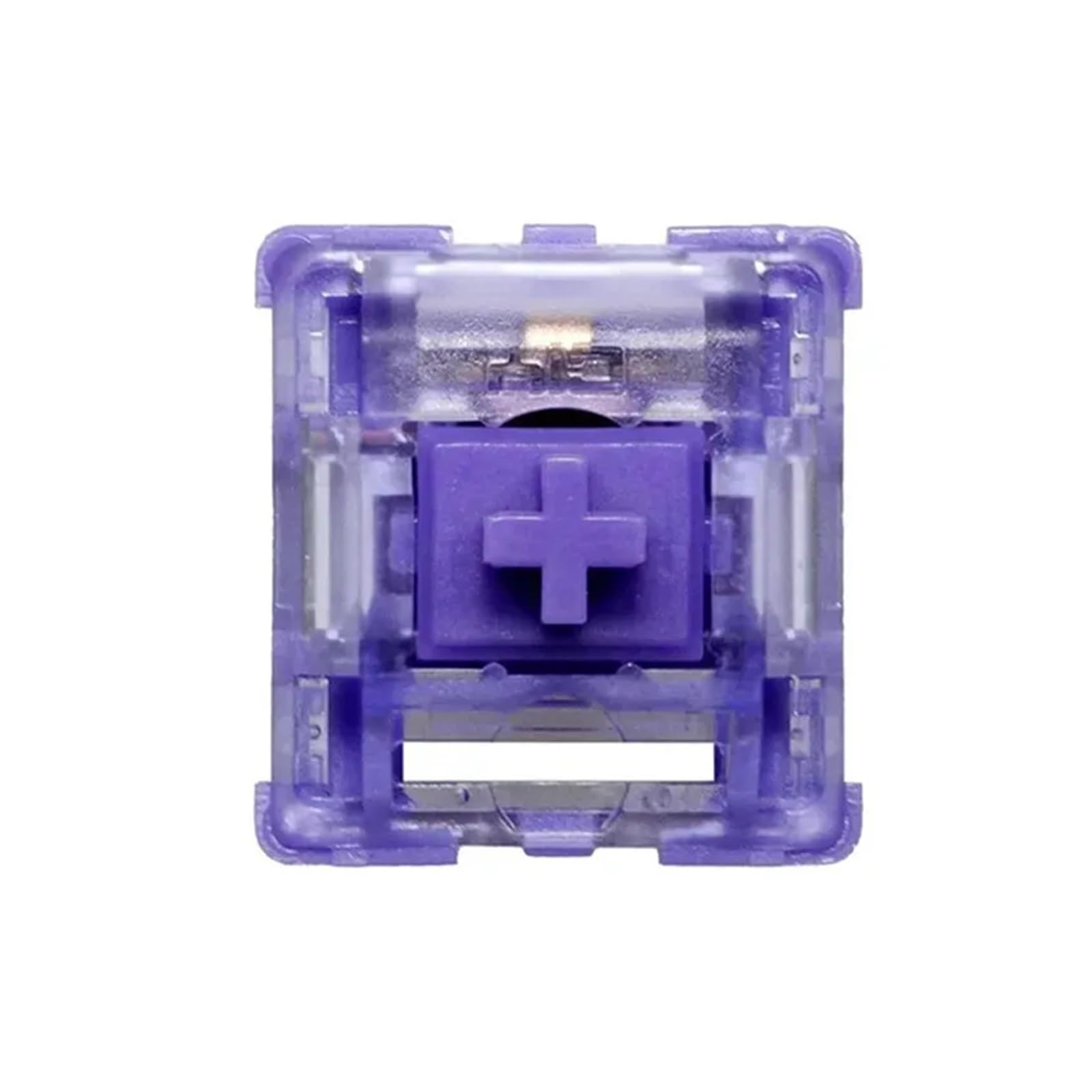 CIY Asura Switch Pre Advanced Tactile Switch 50g for Gaming Mechanical Keyboard Long Spring PC POK Nylon Lubed 50M Purple(110PCS)