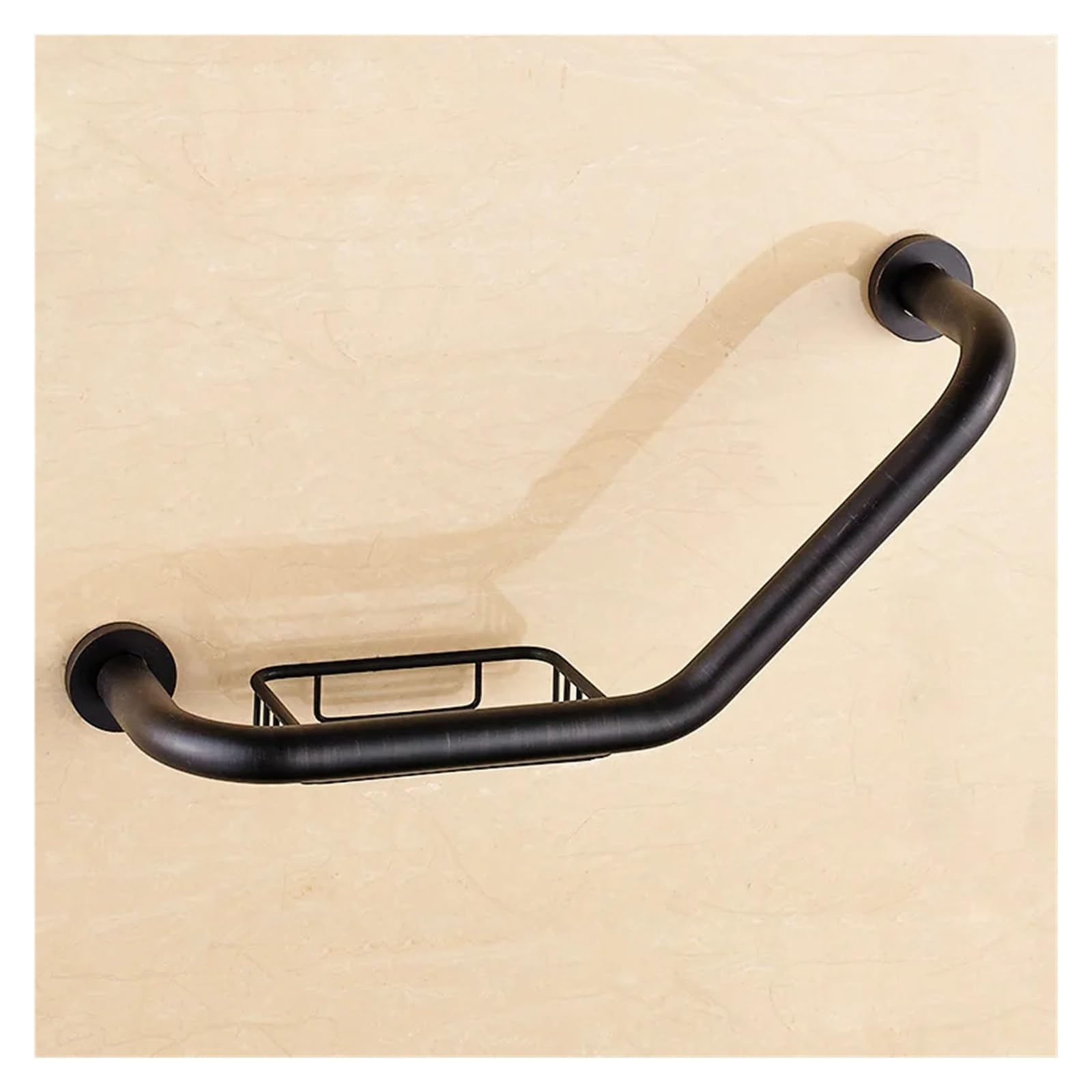 Apoyabrazos de baño negro/dorado/cromado/oro rosa latón, manija, apoyabrazos for bañera, pasamanos, barras apoyo, barra seguridad lujo Apto para duchas y bañeras(Chrome Style 1)
