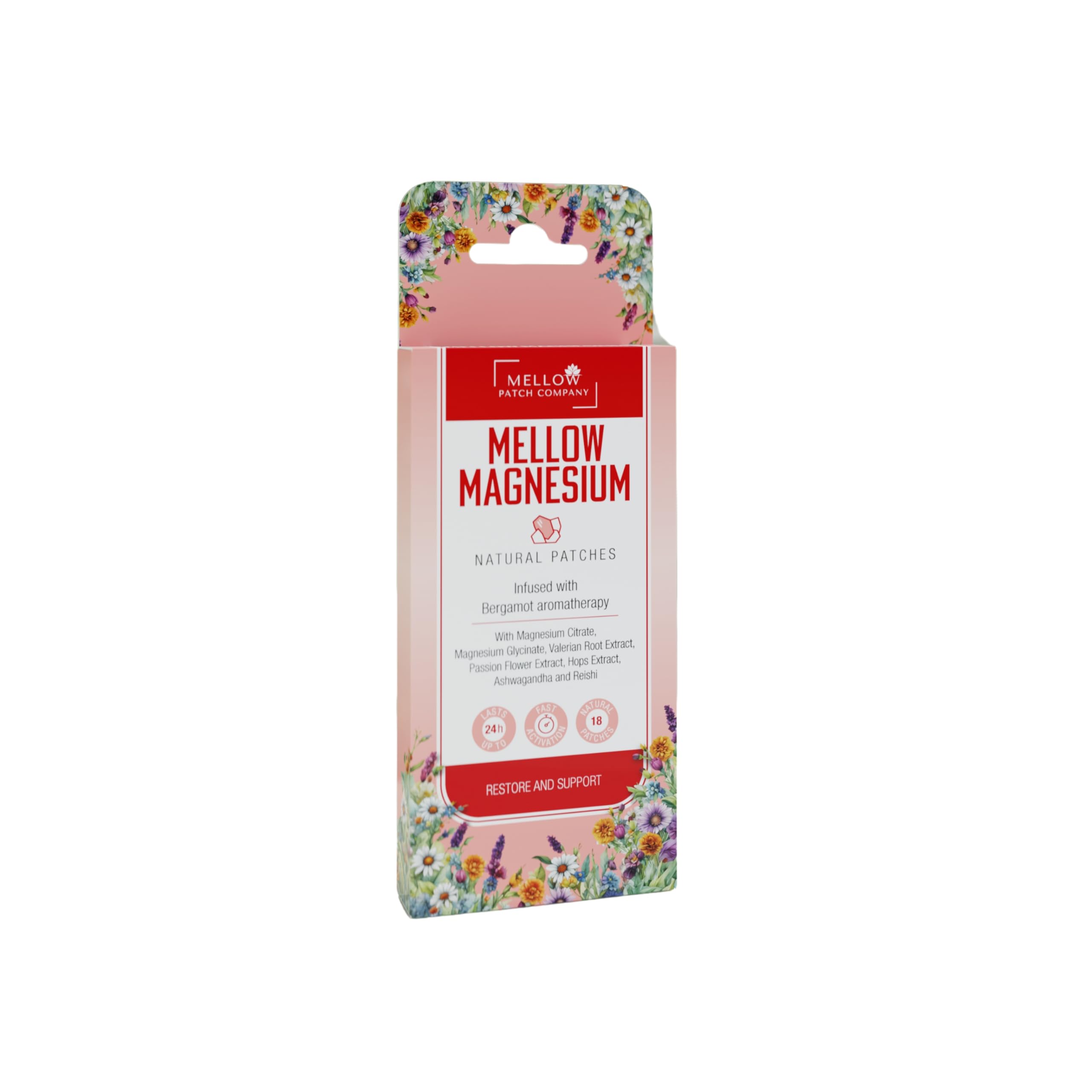 The Mellow Patch Company Mellow Magnesium Natural Topical Patch
