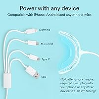 Vista 2 de Kit de blanqueamiento de dientes con 32 luces LED profesional completo en casa sistema de blanqueamiento de teléfonos inteligentes - El mejor