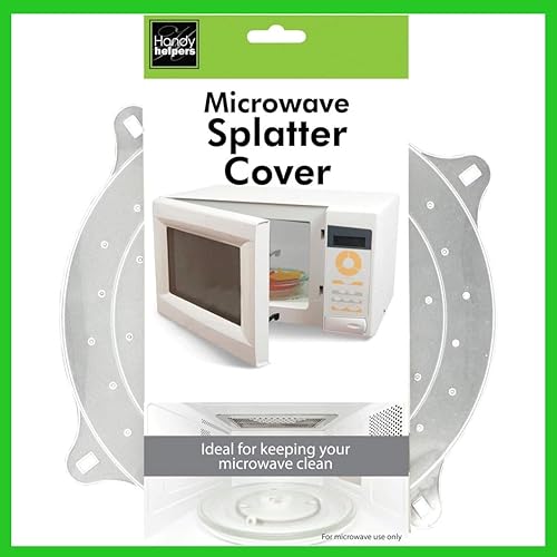 Miniatura 5 de Handy Helpers Kitchen Essentials - Cubierta para salpicaduras de microondas, 10 x 12 pulgadas, color plateado