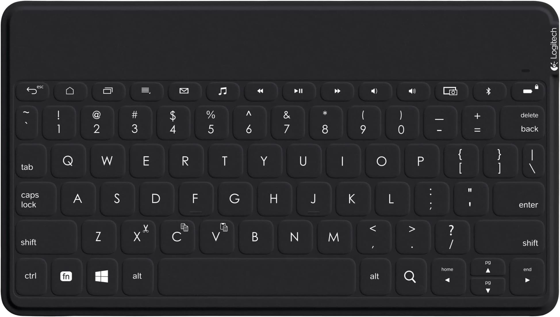 Perixx PERIBOARD-805 Ergo - Teclado ergonómico inalámbrico plegable con Bluetooth (ultrafino, compatible con iOS, Android o Windows, smartphones, tablets u ordenadores portátiles