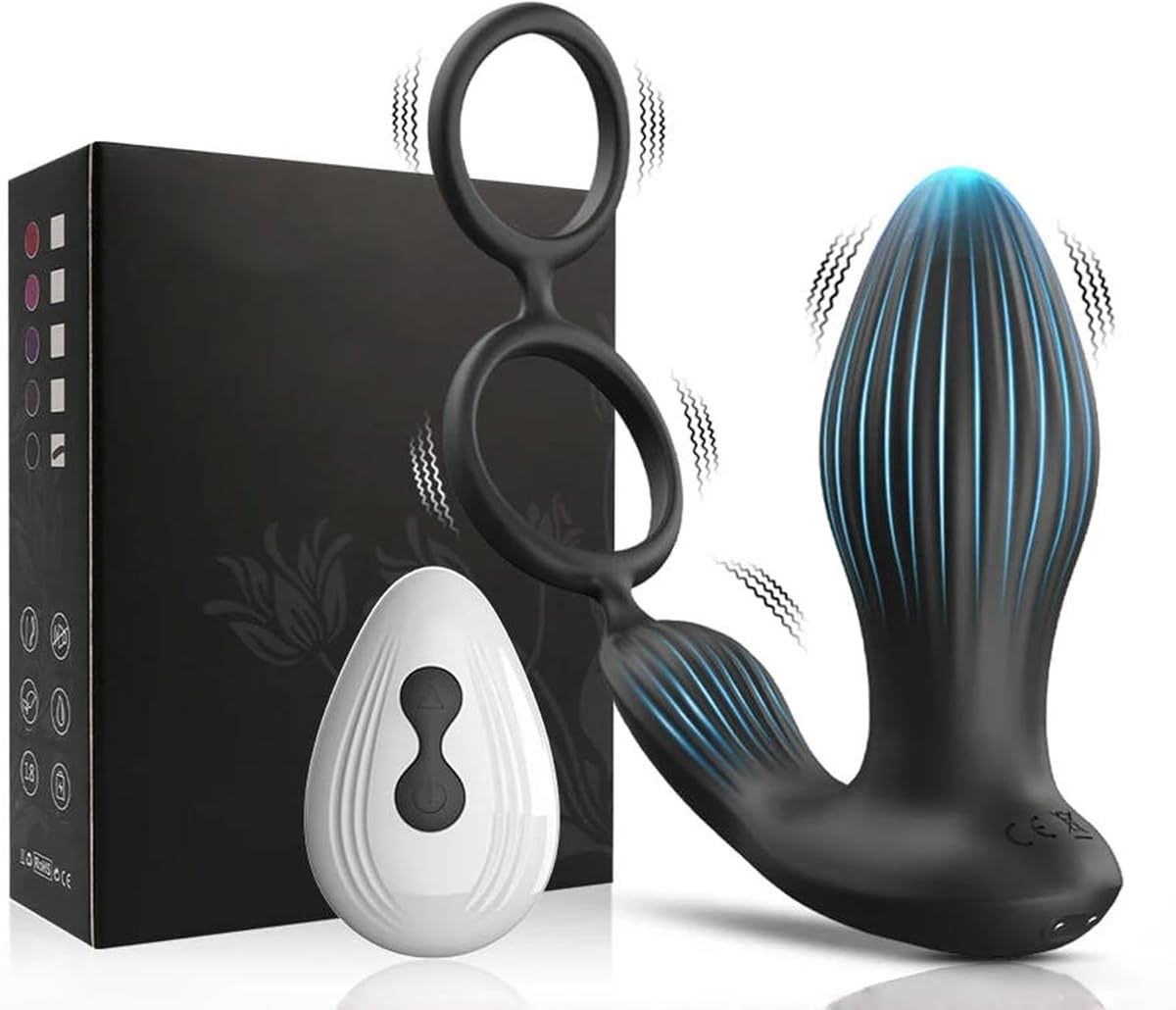 Vibrator Dual-Use Rose Vibrator for Women - Detachable Head with 10 Modes Clitoral Suction & 10 Modes Vibration Sex Toy IXP6 Waterproof ToyGift for Lovers (red01)