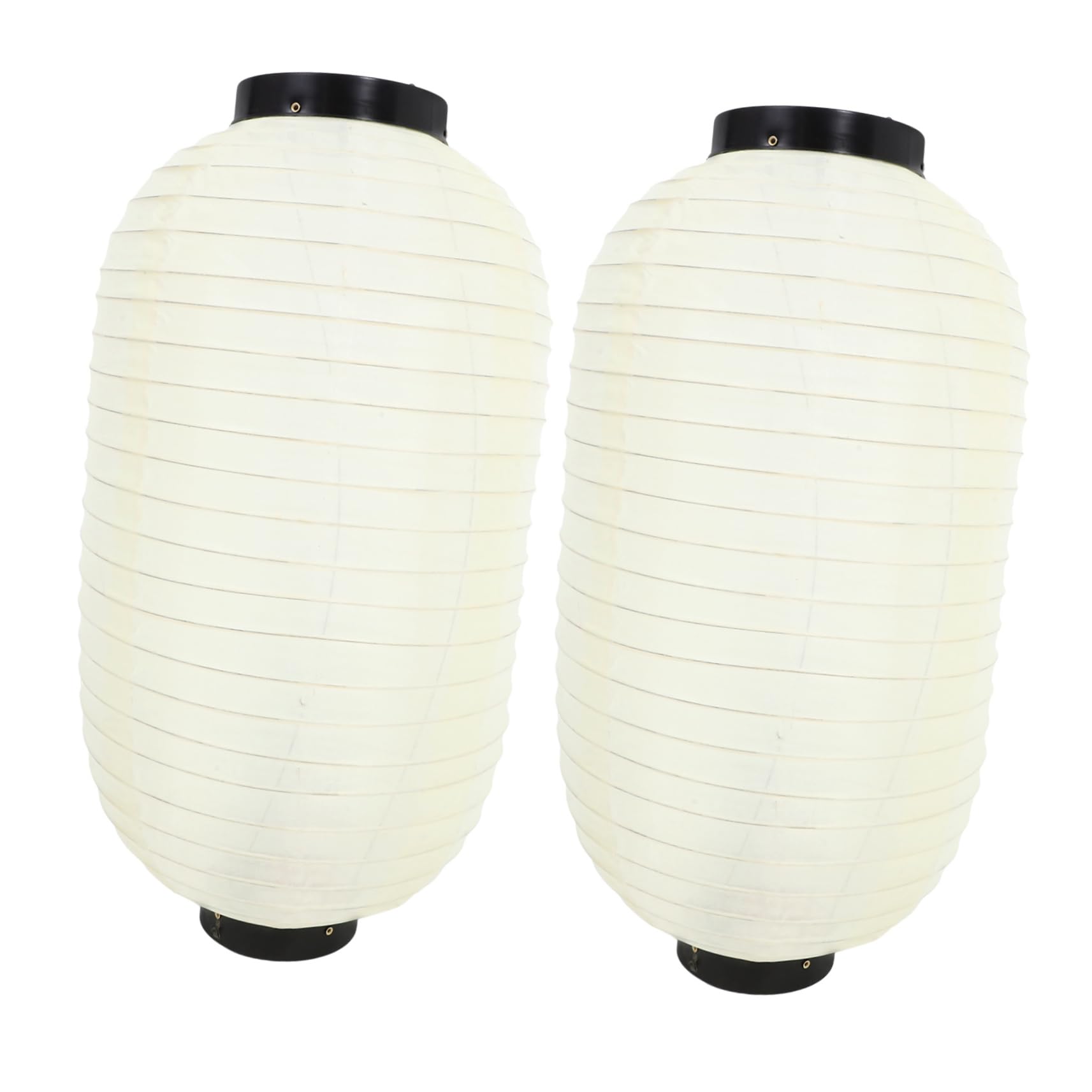 GALPADA Hanging Lanterns Japanese Lantern Paper 2pcs Waterproof Silk Japanese Style for Decorative Restaurant Home