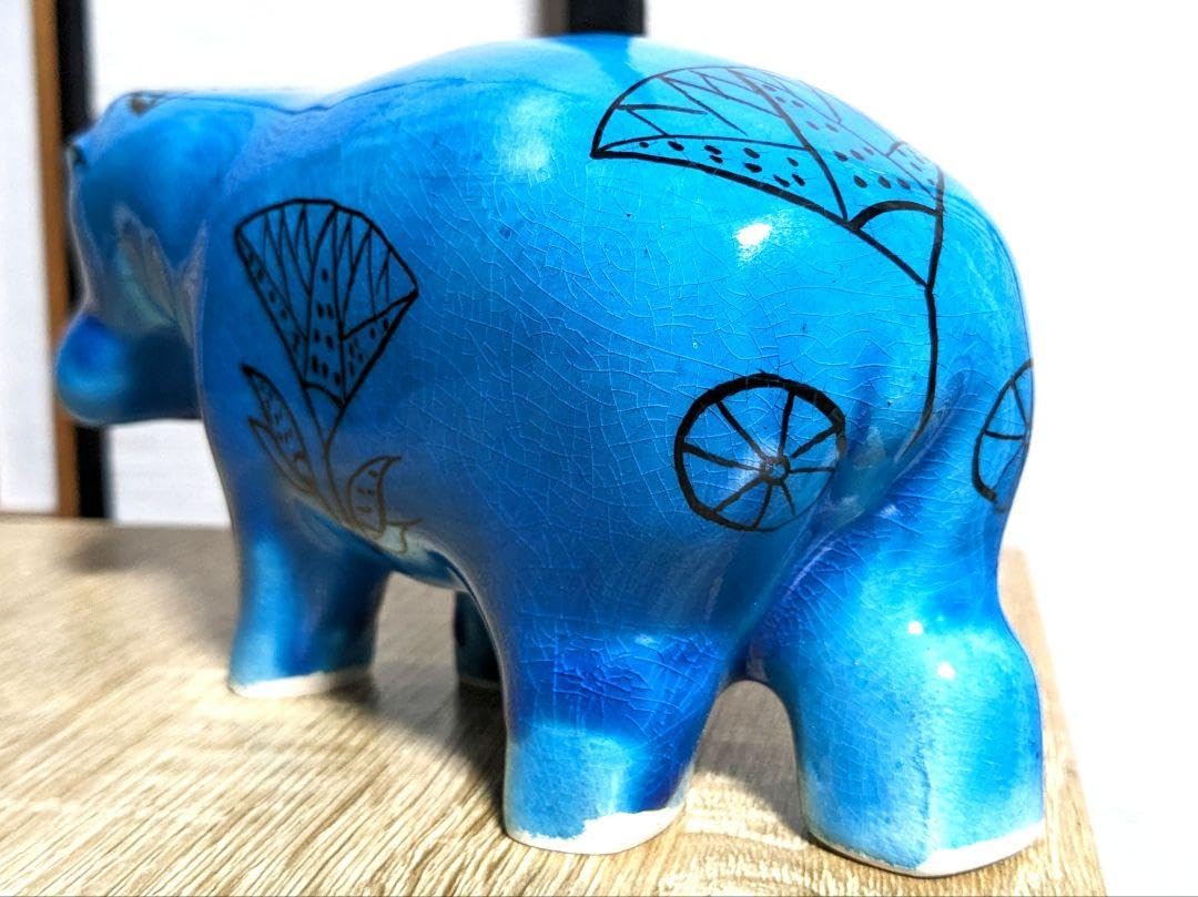 【セール】エジプト 青カバ 再生の守神 青いカバ ルリカ　ヒッポ 週末セール】エジプト 青カバ 再生の守神 青いカバ ルリカ
