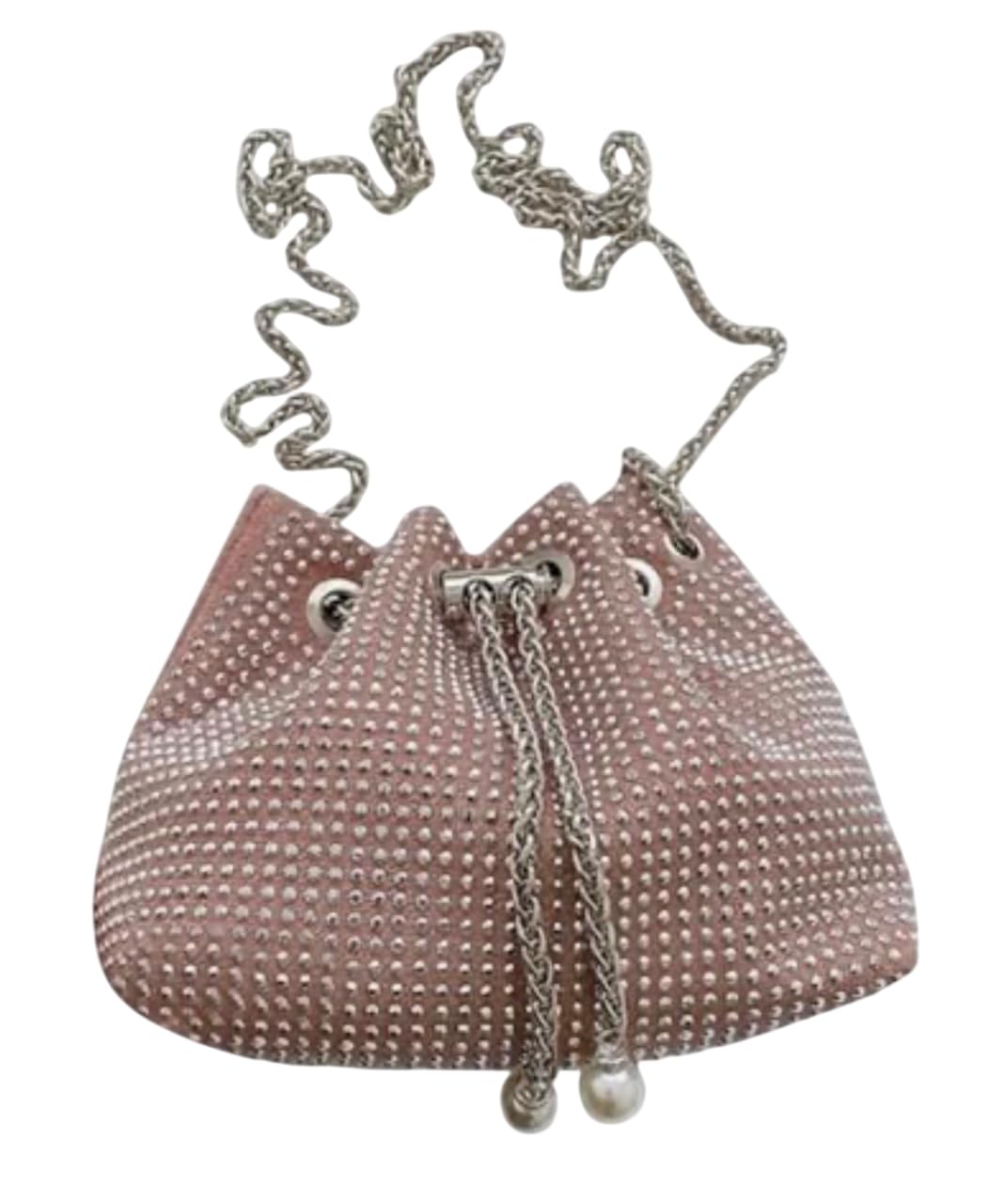 ACCESSORIZE BY S.AYESHA Premium Pu Leather Potliee Bag for Women & Girls with Elegant Design | Stylish Spacious & Comfortable | Ideal for Casual Outings, Parties, Shopping, Travel & Gifting(Pink)-image-2