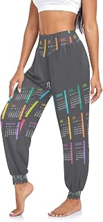 Poeticcity Women Thin Trousers Lounge Harem Sweatpants Yoga Leggings Dance Pants(S-2XL)