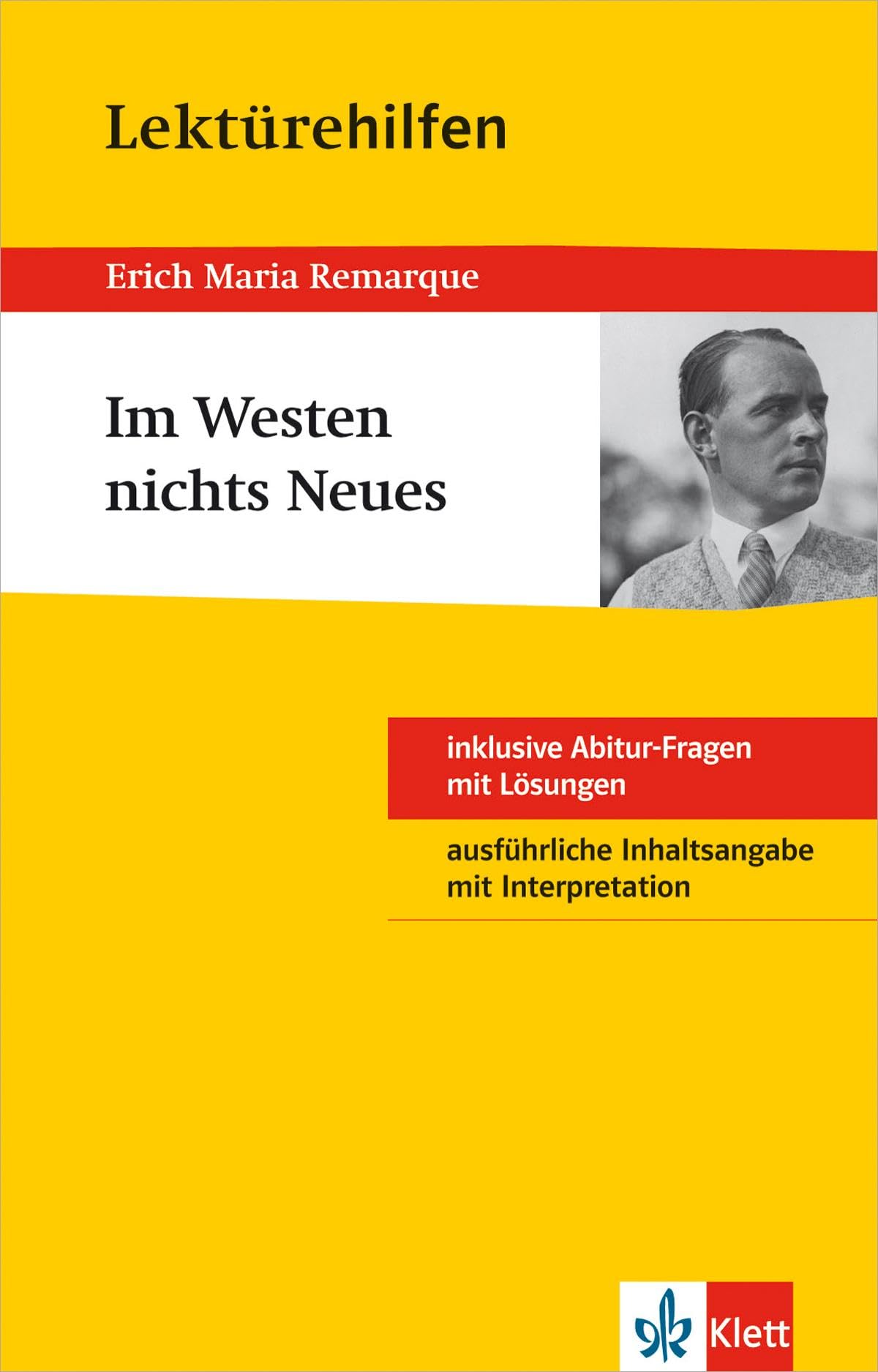 Lektürehilfen "Im Westen nichts Neues"
