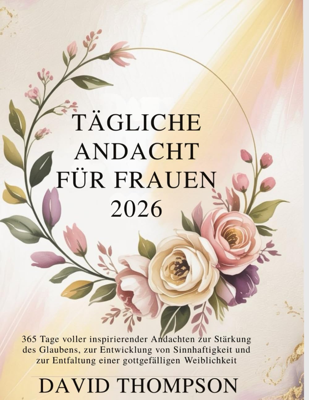 TÄGLICHE ANDACHT FÜR FRAUEN 2026: 365 Tage voller inspirierender Andachten zur Stärkung des Glaubens, zur Entwicklung von Sinnhaftigkeit und zur ... Weiblichkeit (DAILY MOMENT WITH GOD)