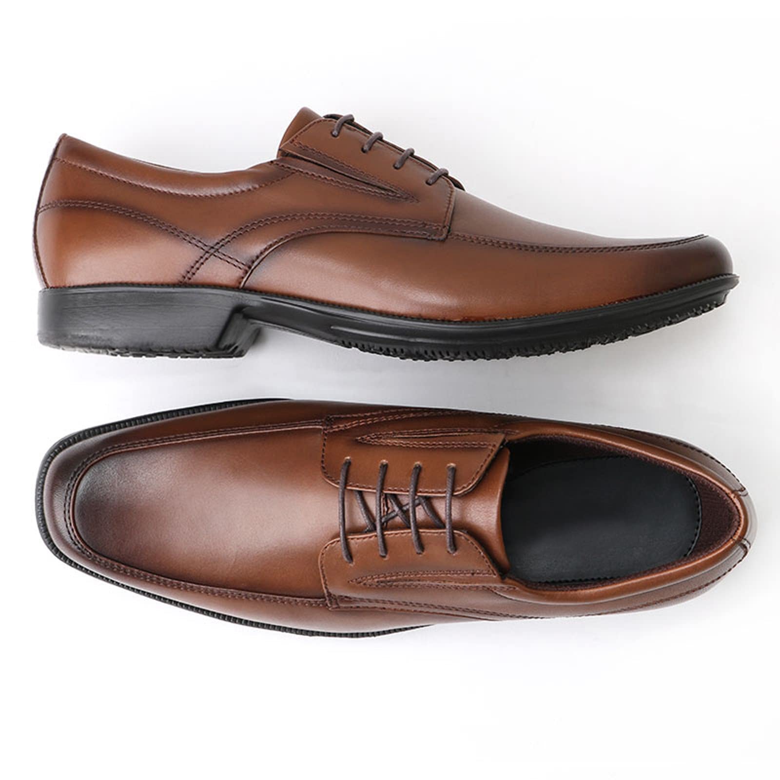 Chaussures de costume pour homme en cuir synthétique - Chaussures basses - Chaussures d'affaires - Chaussures en cuir - Chaussures basses à lacets - Chaussures de mariage - Chaussures de loisirs -