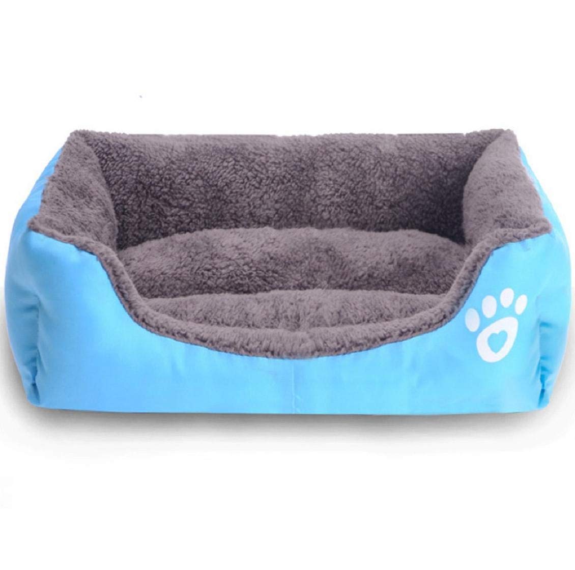 BarlingrockPet Dog Cat Bed, Self Warming Orthopedic Lambs Wool Rectangle Shape Puppy Bed for Small Dog Cats, Pet Dog Cat Bed Puppy Cushion House Soft Warm Sofa Kennel Dog Mat Blanket S/M/L
